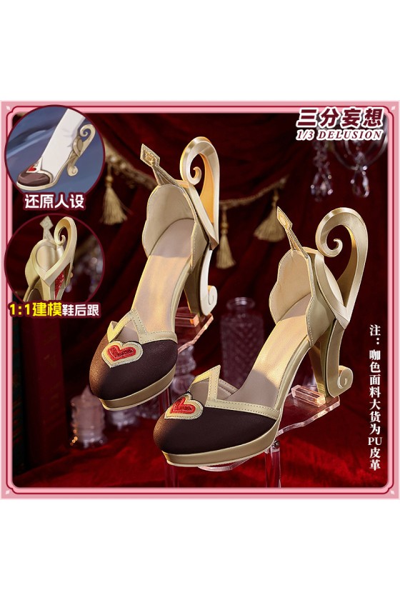 1/3 Delusion Genshin Impact Alice A High Heels Cosplay Shoes